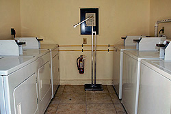Laundry room at A Beach Retreat on Casey Key.